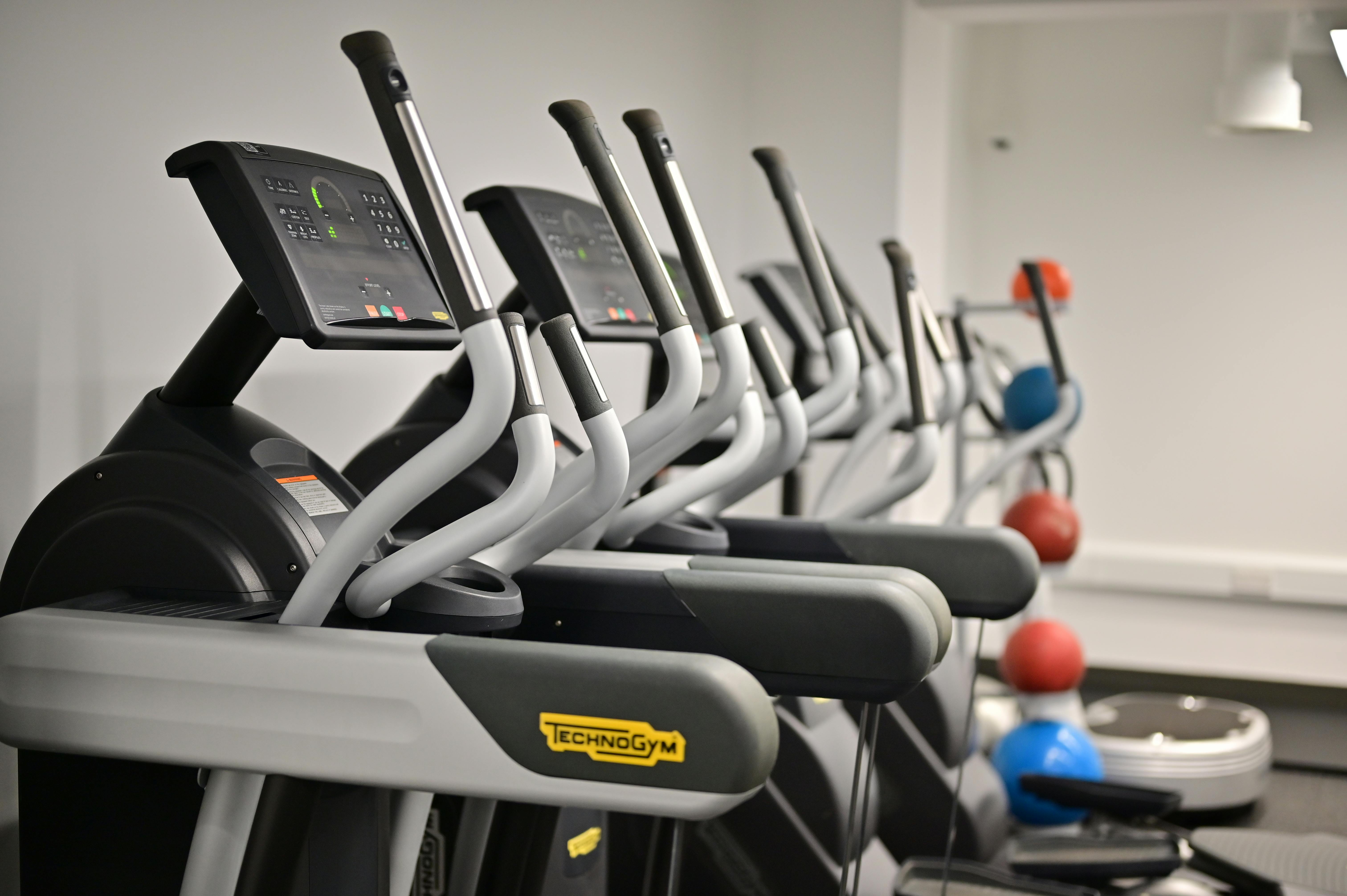 Running machines in gym at Broadmeadow Sports Centre