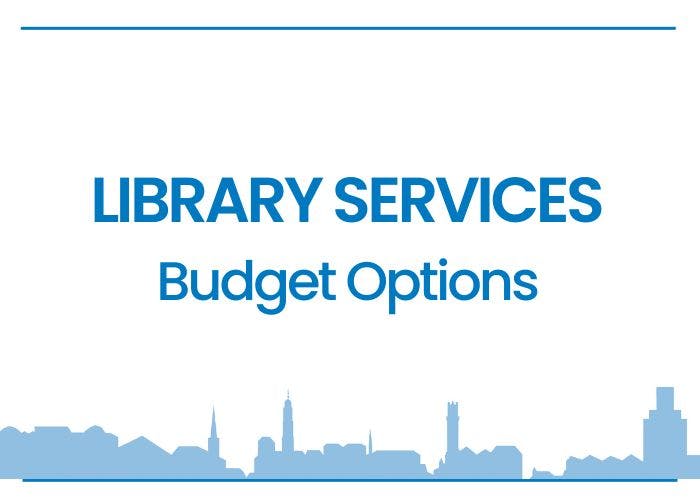 Budget 2023-24: Library Services | Have your say Wirral