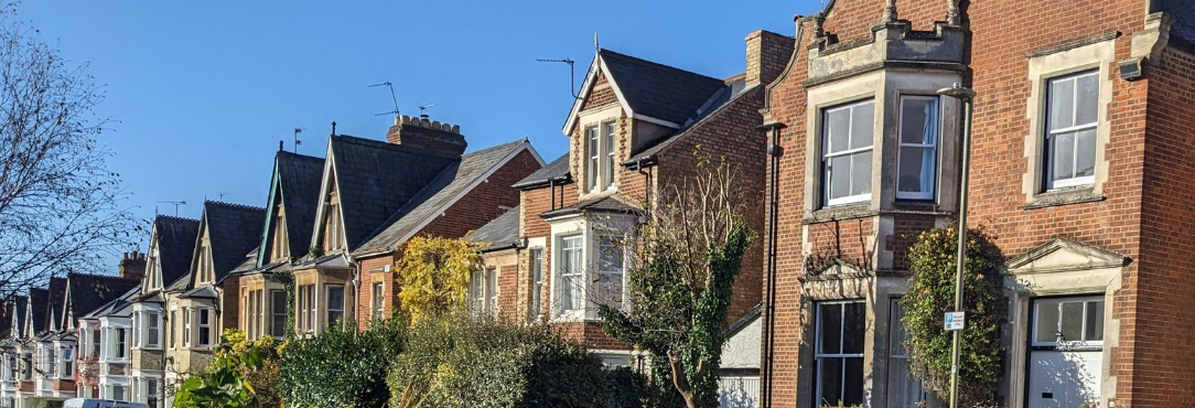 Photo of row of houses.