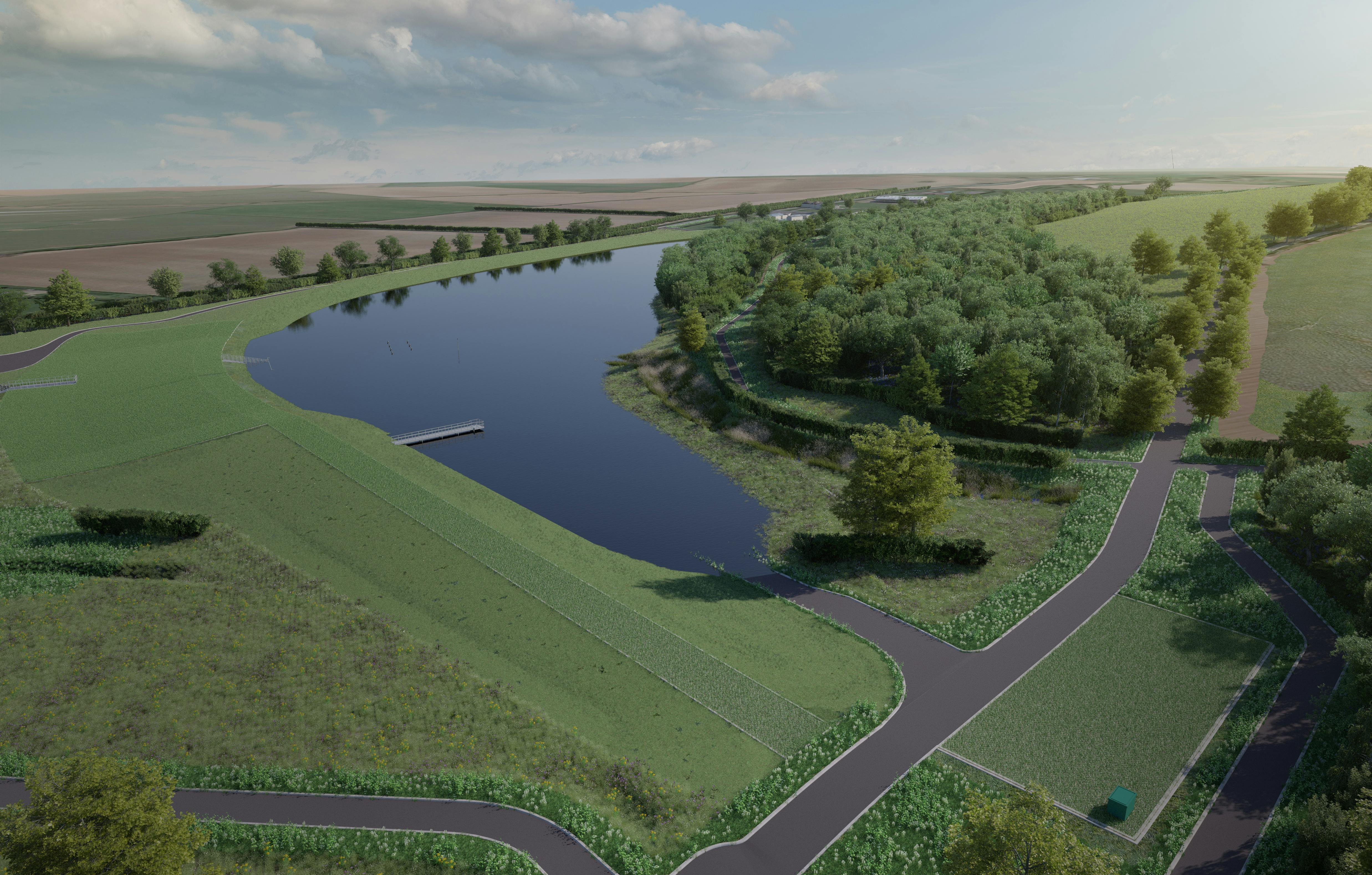 Project Visualisations | Lowdham Cocker Beck Flood Storage Reservoir ...
