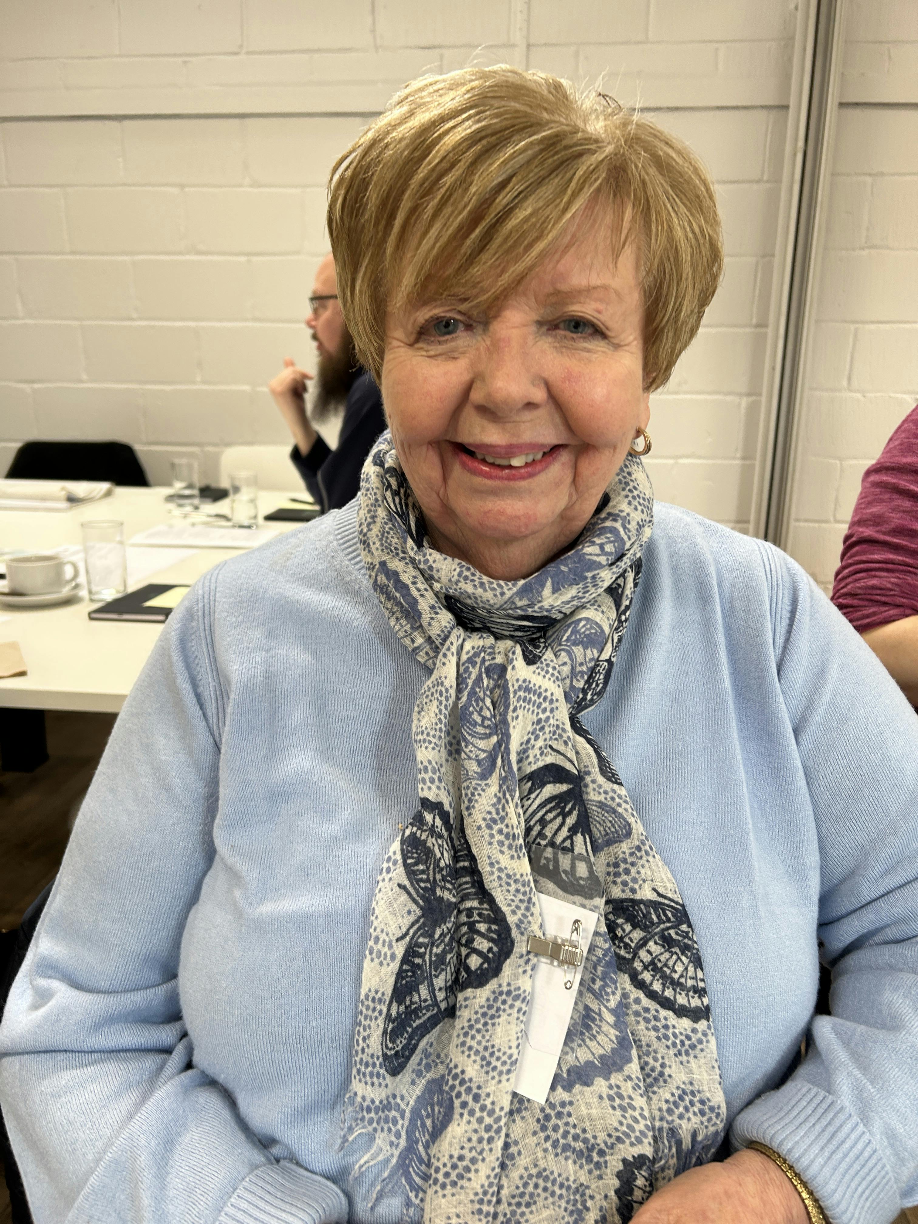 Team member, Christine, from Upper Cwmbran 