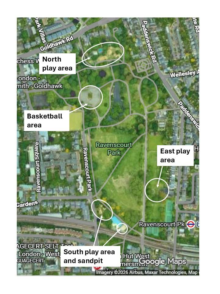 Ravenscourt Park playground transformation programme | H&F Have Your Say
