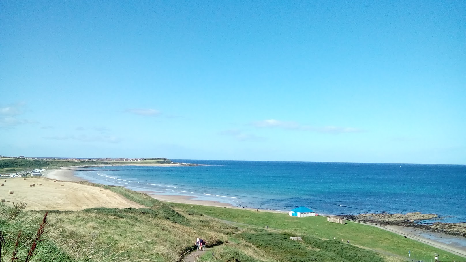 Image of the Banffshire coast from the coast path between Whitehills and Banff Links looking east towards Troup Head headland