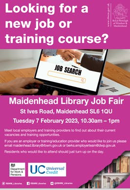 Maidenhead Job Fair -  7 Feb 2023
