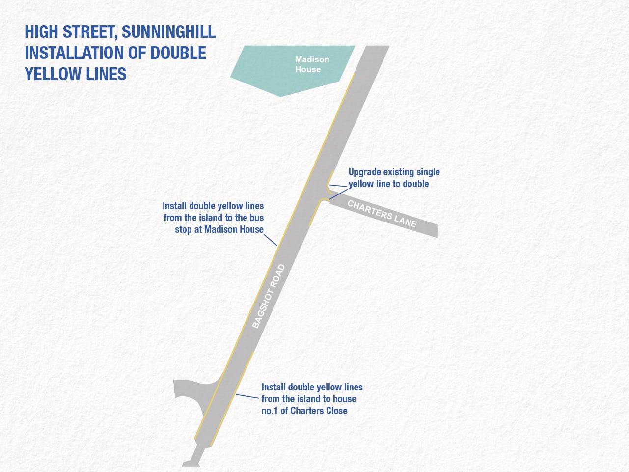 7. High Street Sunninghill installation of double yellow lines.png