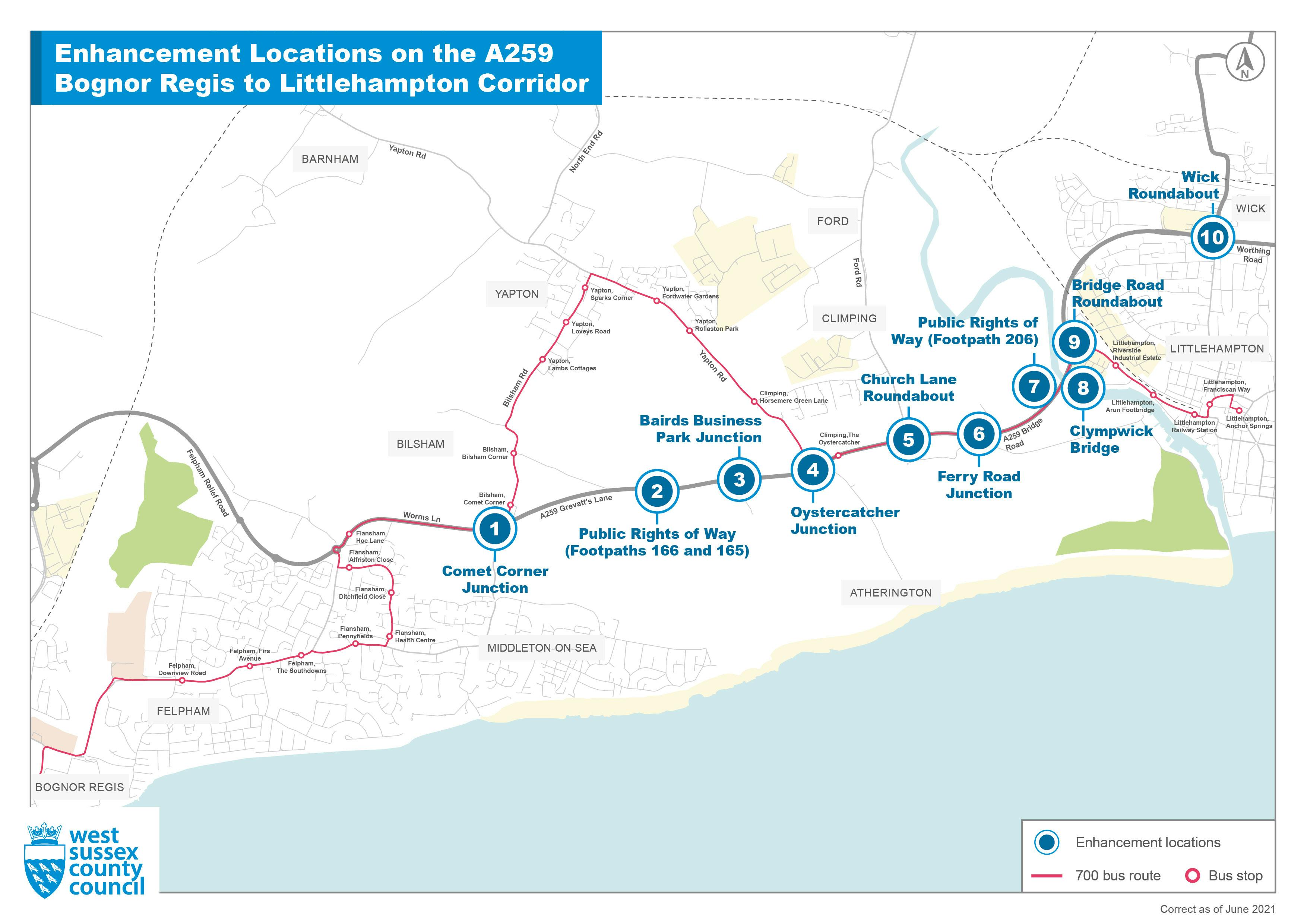 700 Bus Route Map Faqs | A259 Bognor Regis To Littlehampton | Your Voice West Sussex