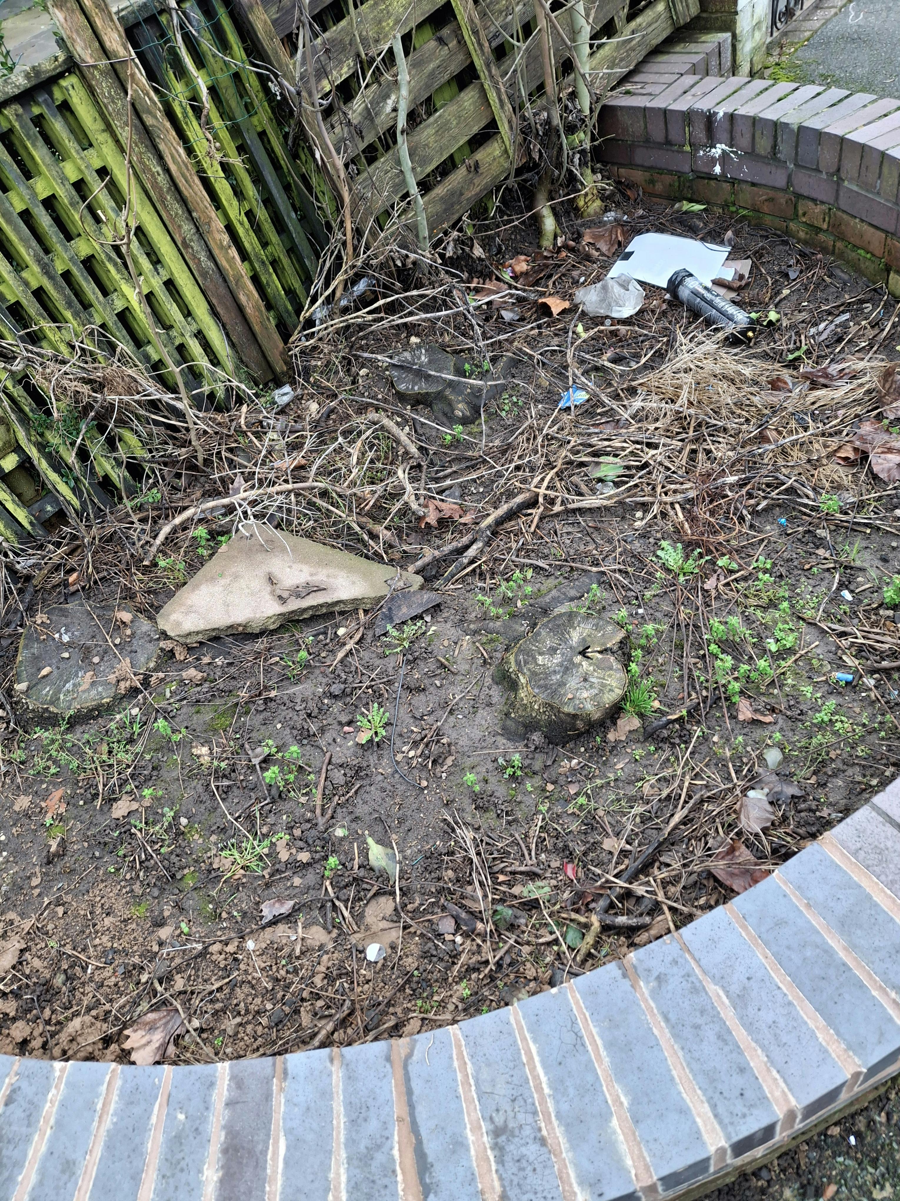 Flower Bed Improvement- Before
