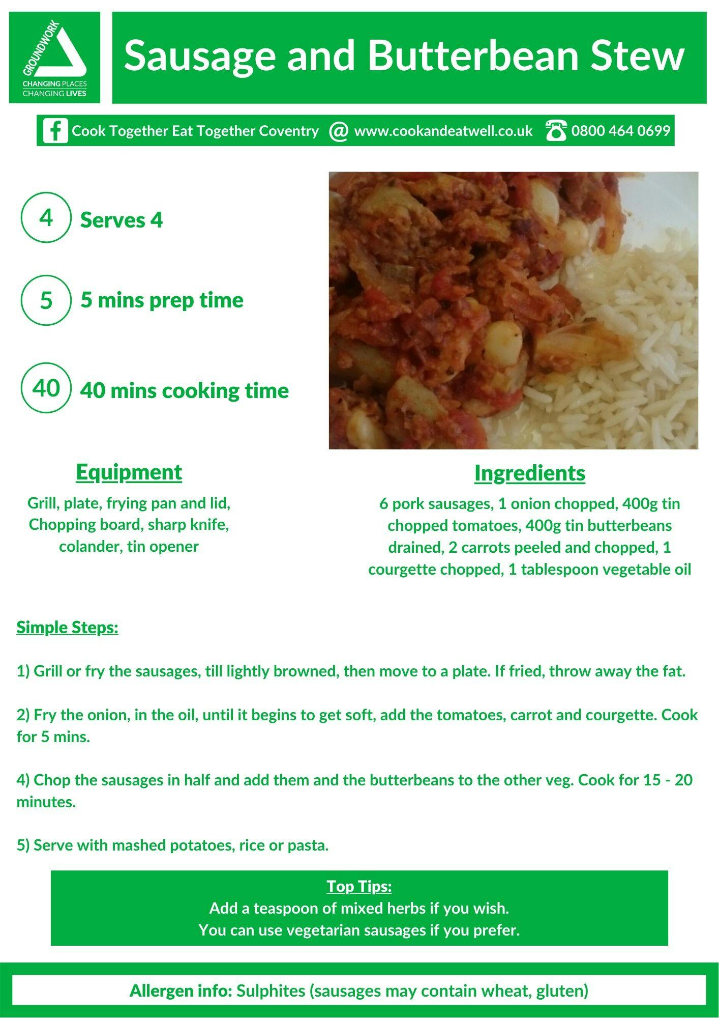 Sausage & Butterbean Stew