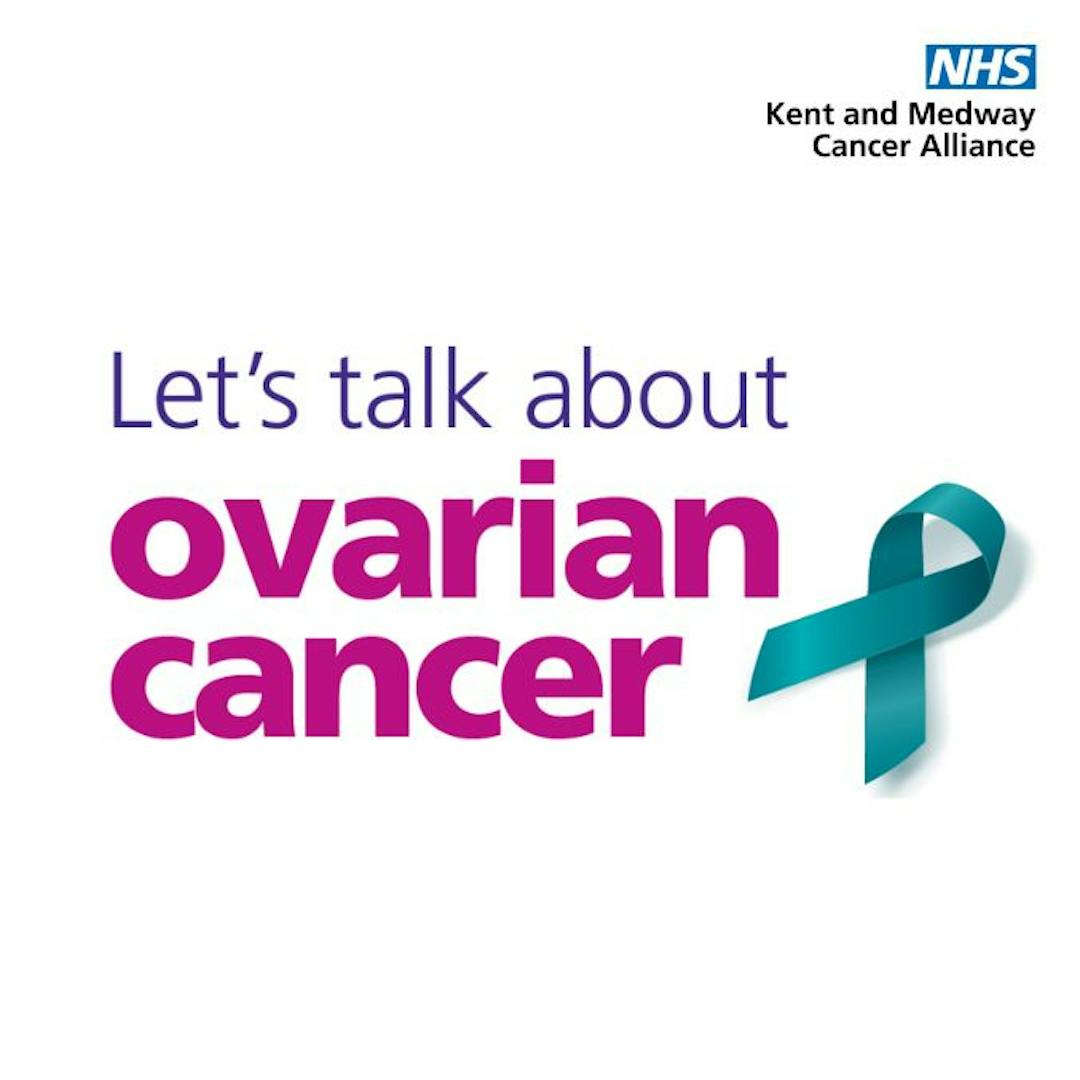 Let's talk about ovarian cancer campaign strapline
