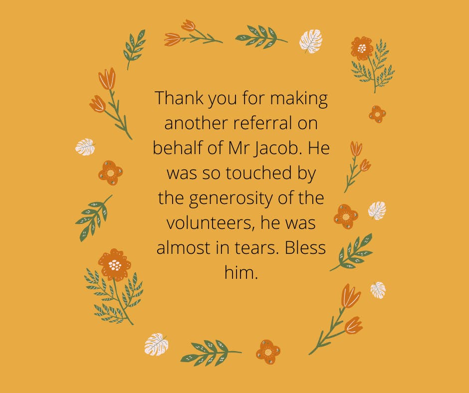 Wellbeing Circle Volunteer Quote