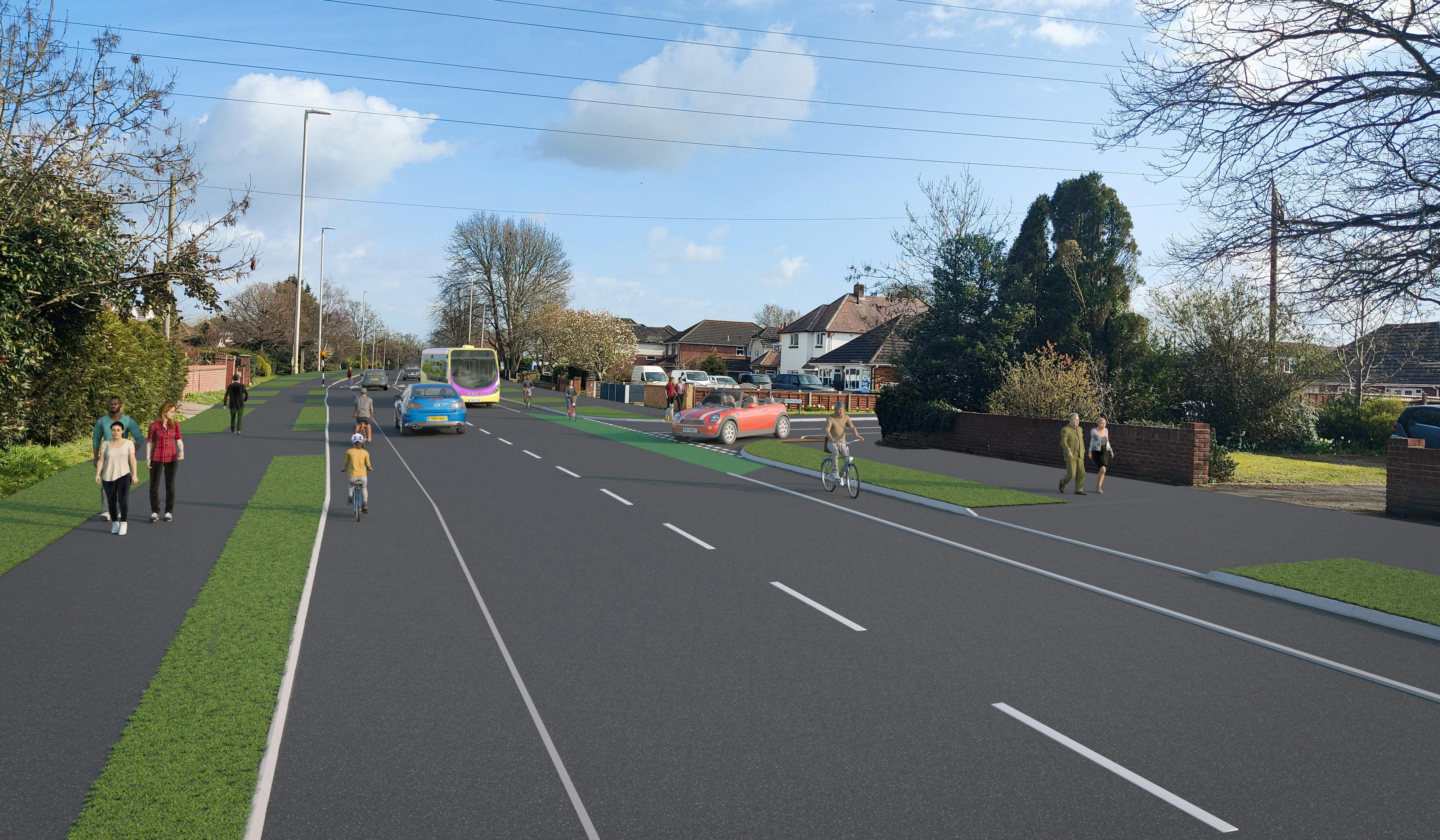 Magna Road looking east towards King John Avenue