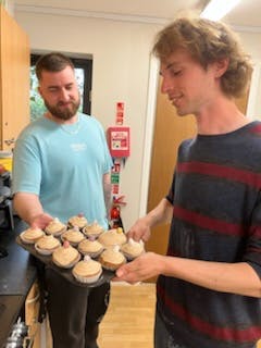 Mini egg cupcakes