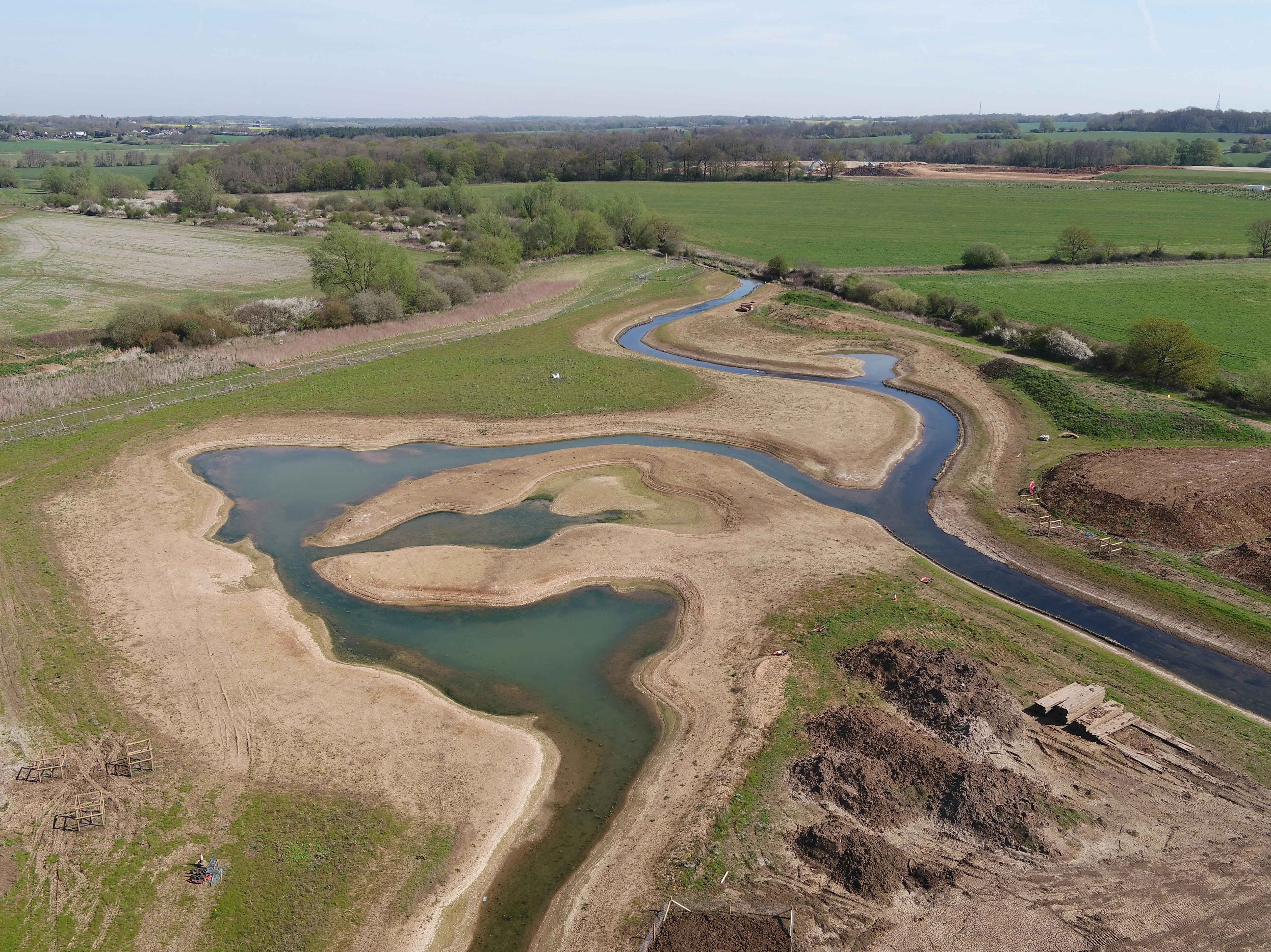 33. Aerial view of the new river channel - 8 April 2026.JPG