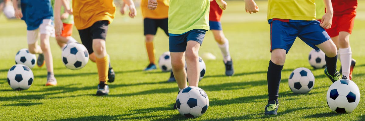 Image shows people playing football sports.