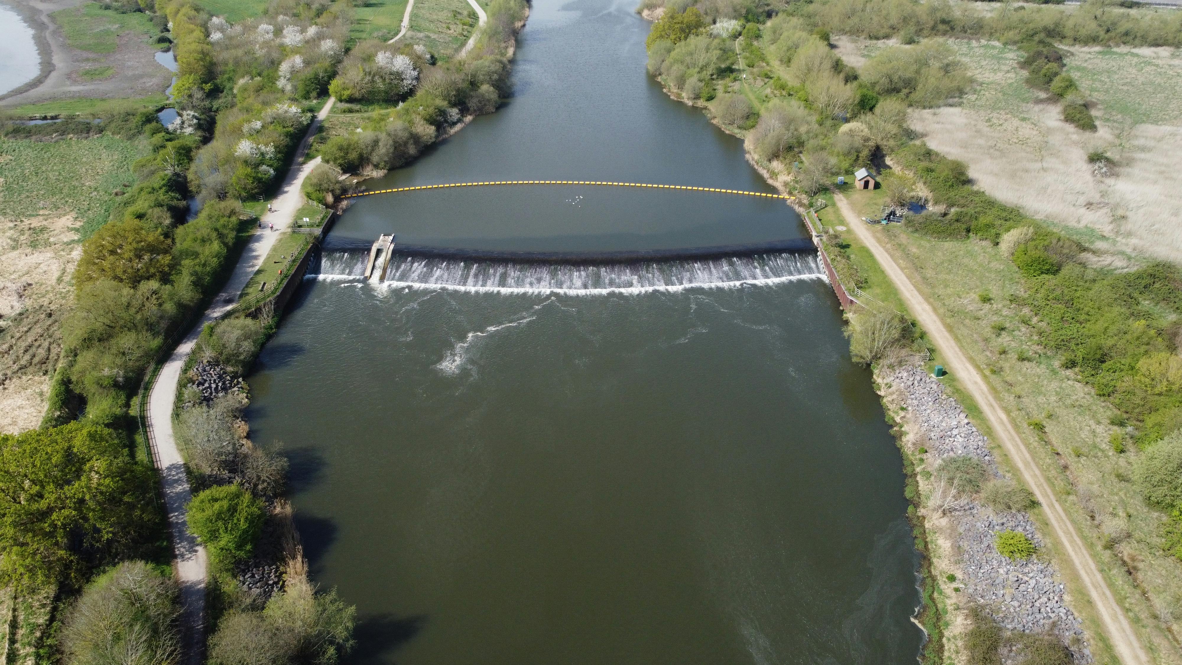 Manor Farm Weir the 3rd weir downstream of Marsh Lane Weir.jpg