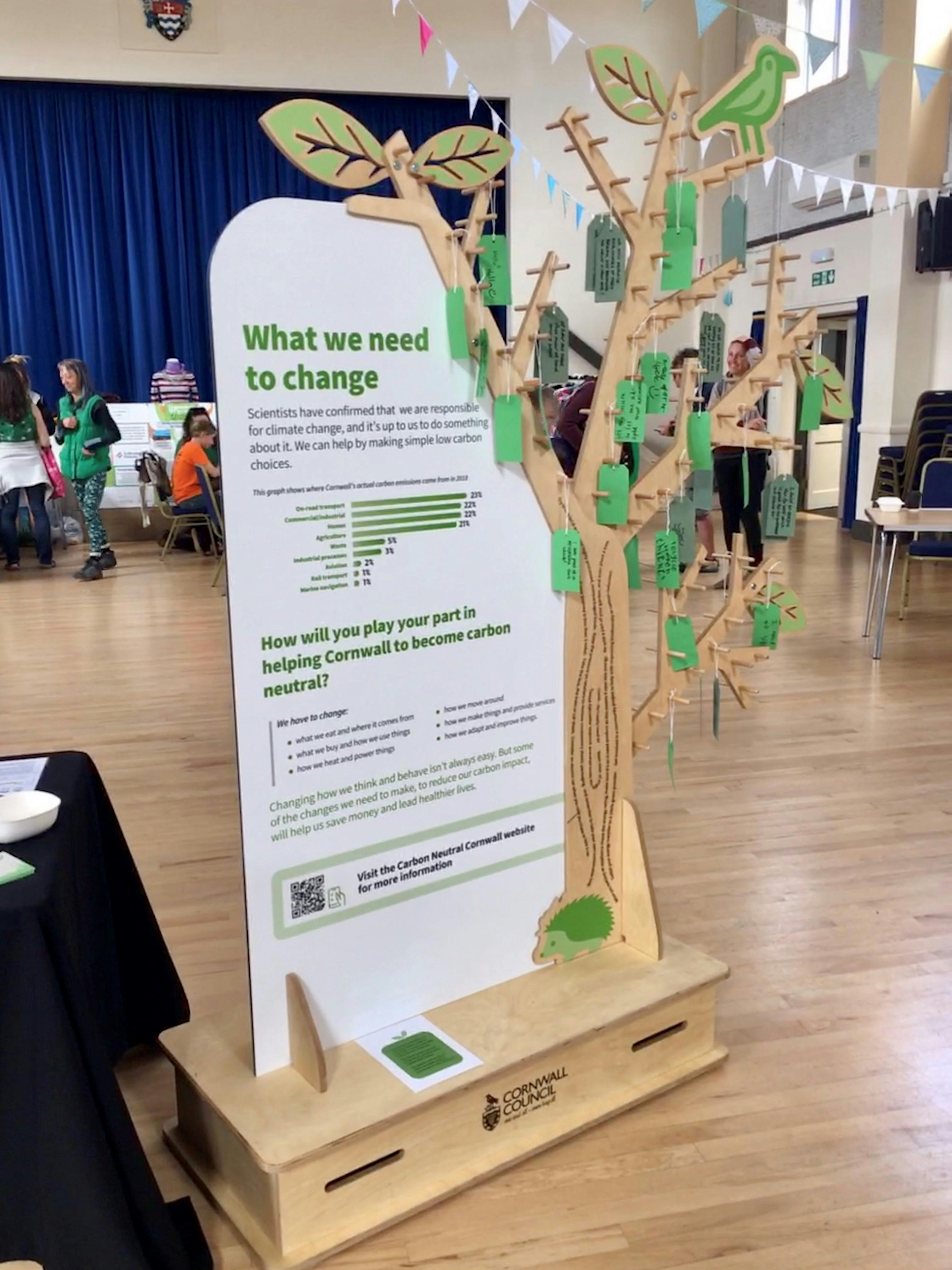 Climate Commitment tree at Bude event.jpg
