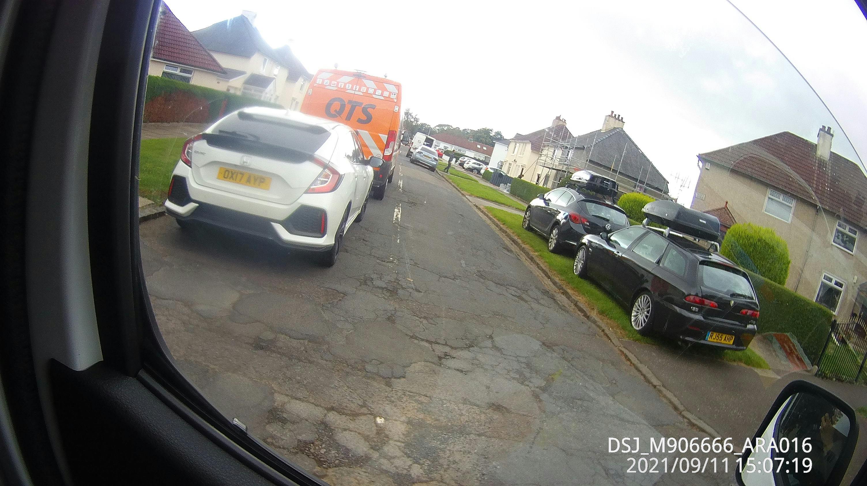 Match day parking problem - Scott Road off Aird Avenue.JPG