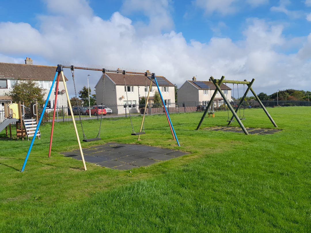 Two Flat Swing Sets