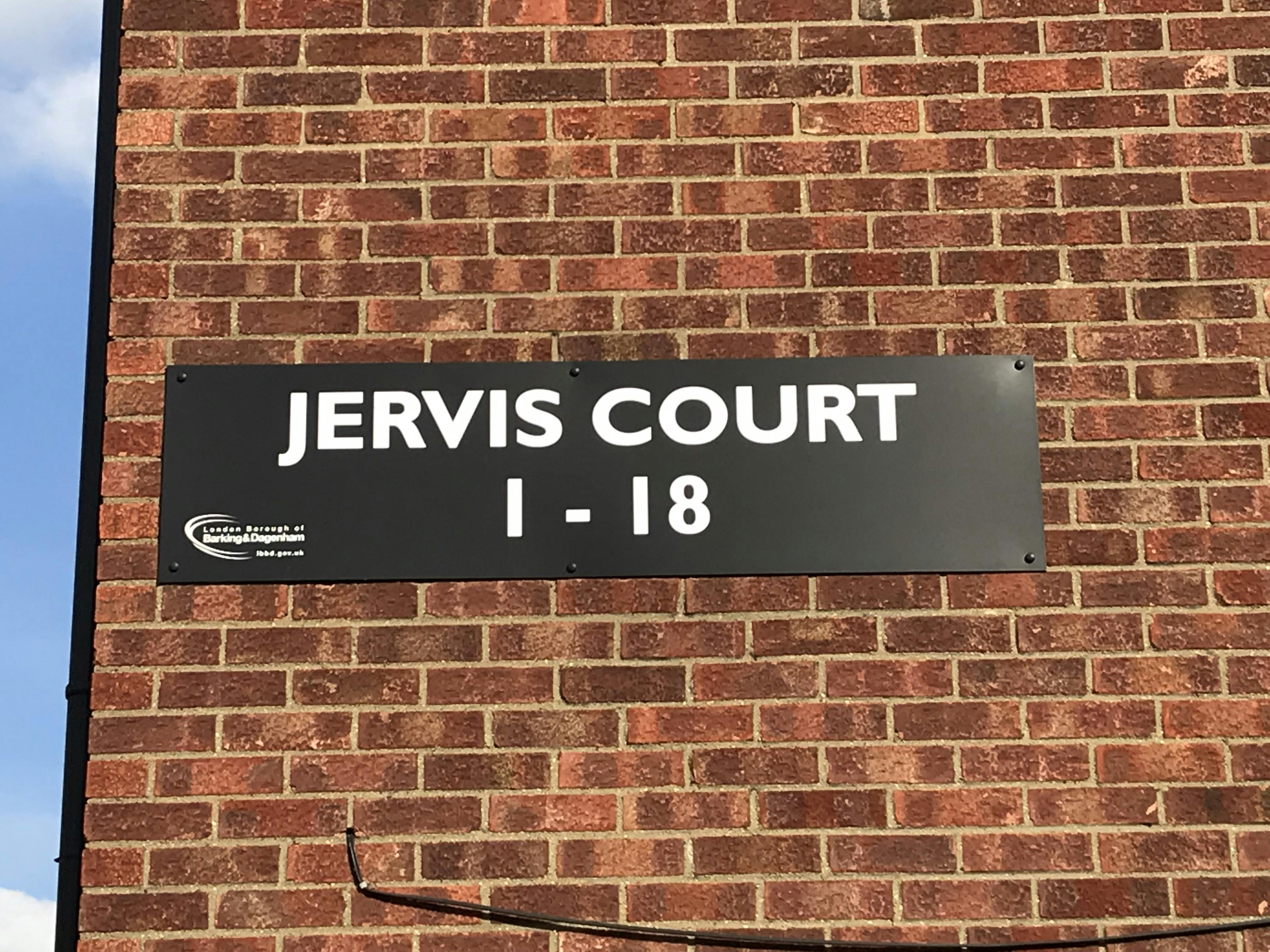 Jervis Court Sign