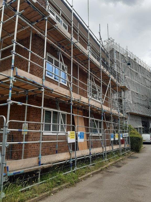 Annex scaffold access for window works_May24