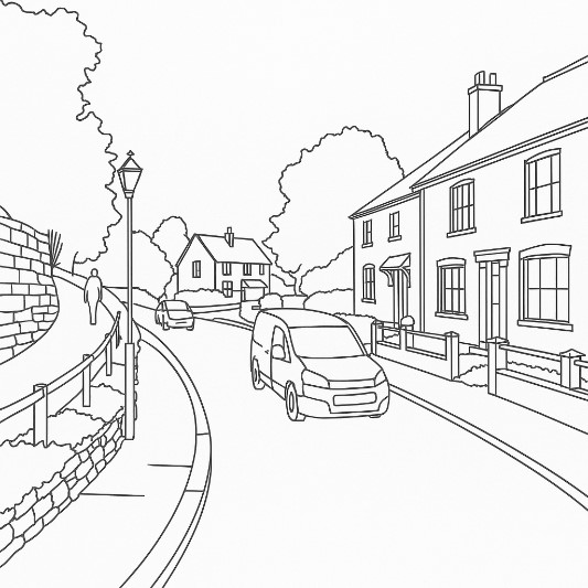 Edge of Town or suburb