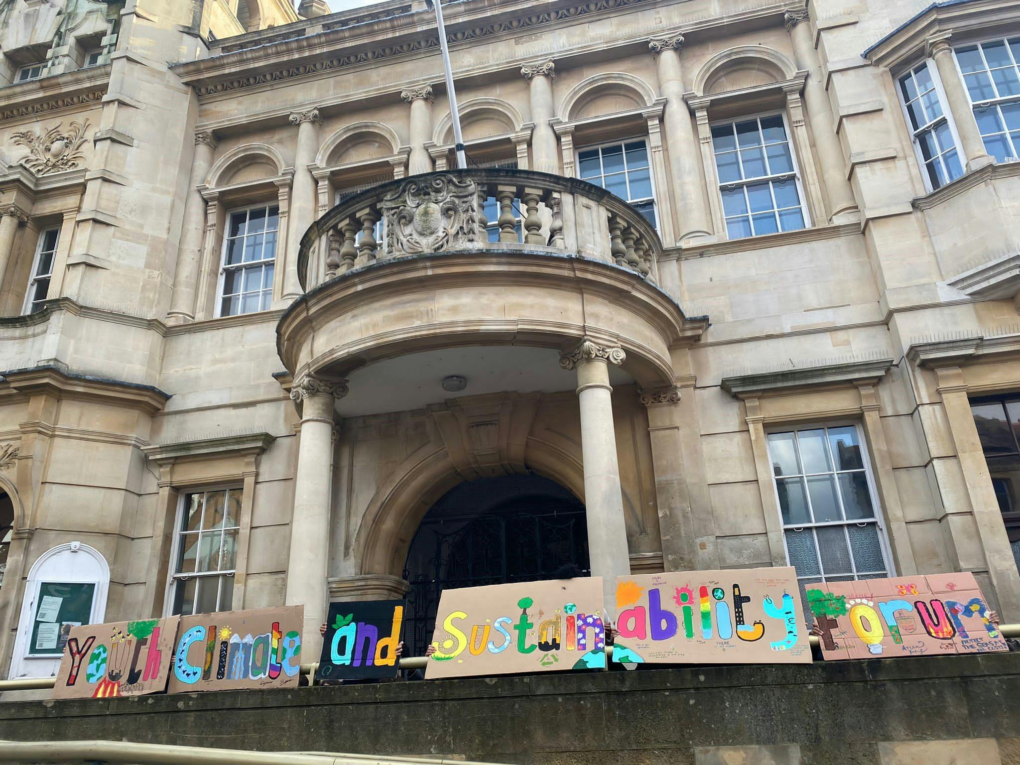 YCSF banner outside the Town Hall.jpg