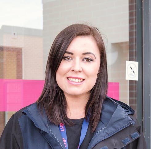 Team member, Chloe Gilbert
