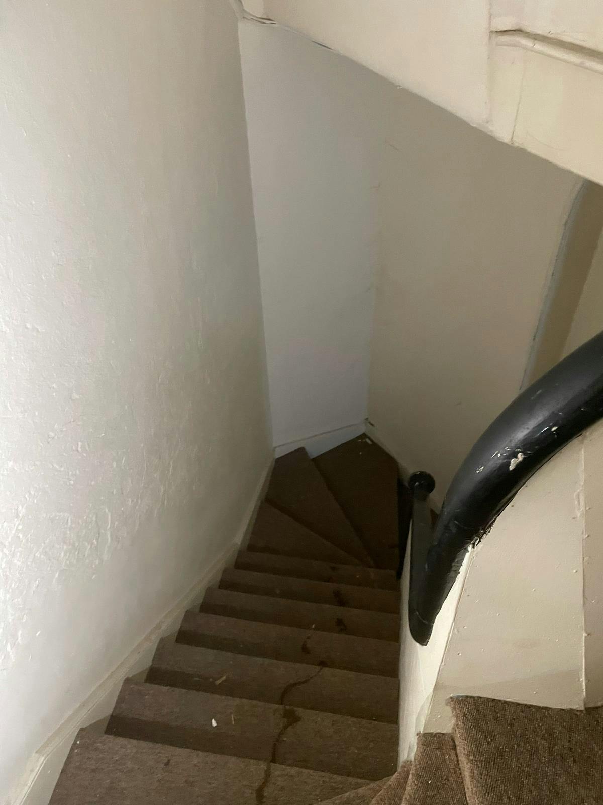 Lower Ground Floor Communal hallway Flats 2-4 Truro Road Stairs.jpg