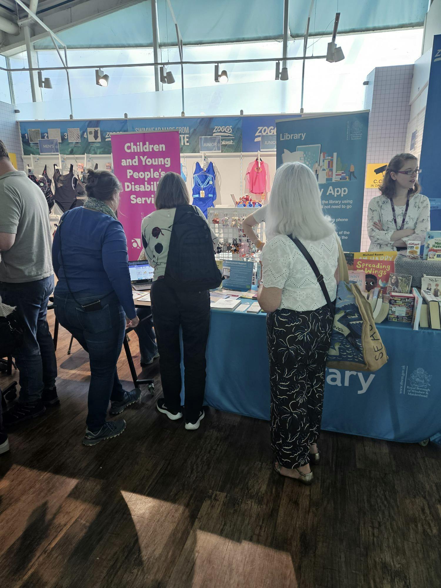 Residents finding out about the Children and Young People's Disability Service.