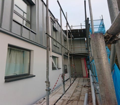 Completed areas of zinc rockpanel and render (2)_Jun23