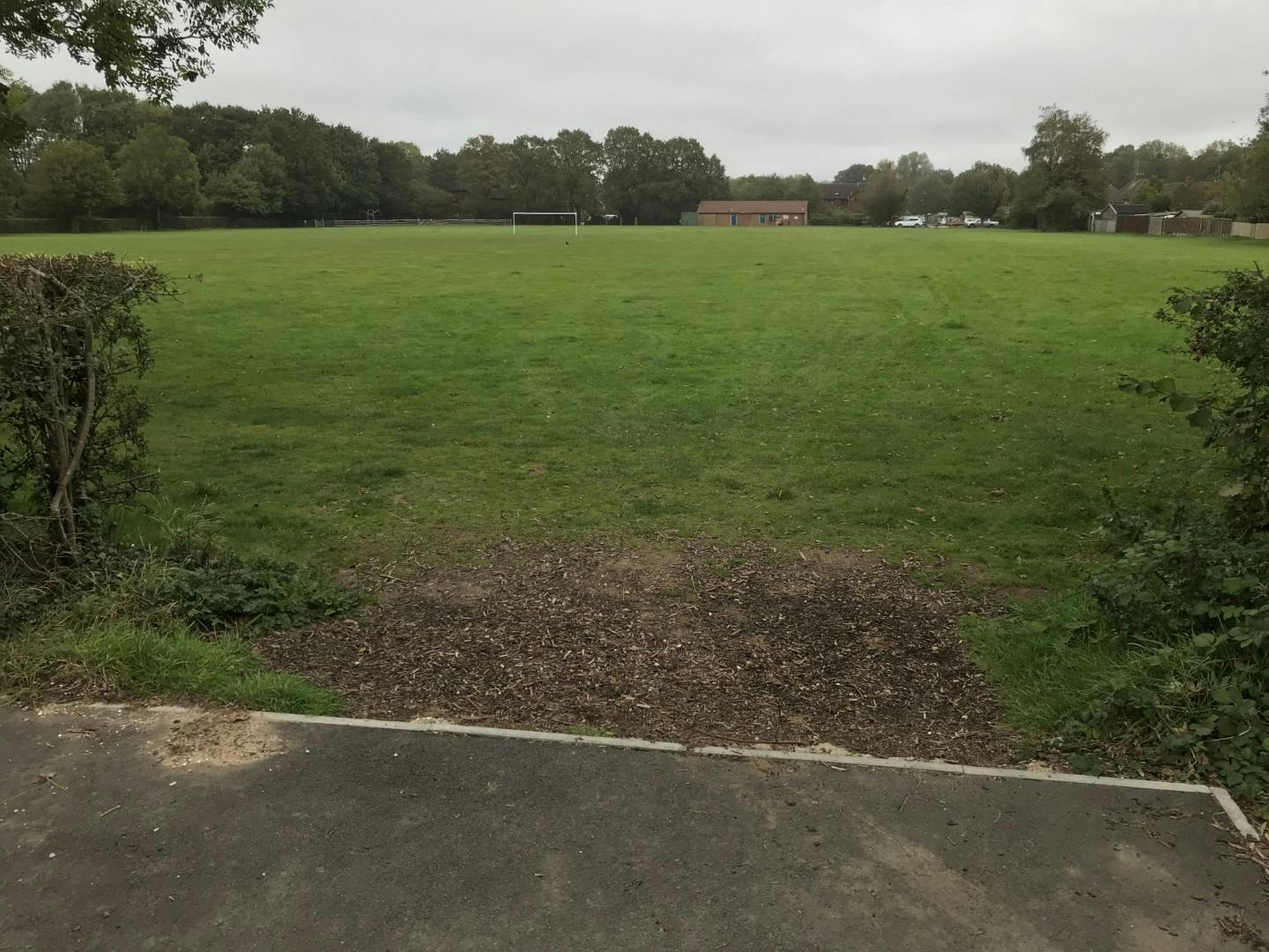 London Road Rec from Hassocks Gate