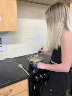 Blueberry & lemon Croissant bake 