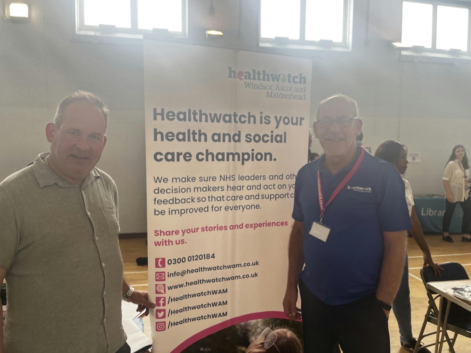 Healthwatch at Walthams World Cafe