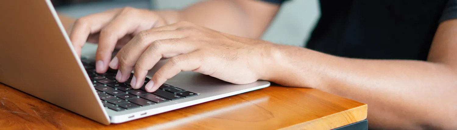 Person on laptop