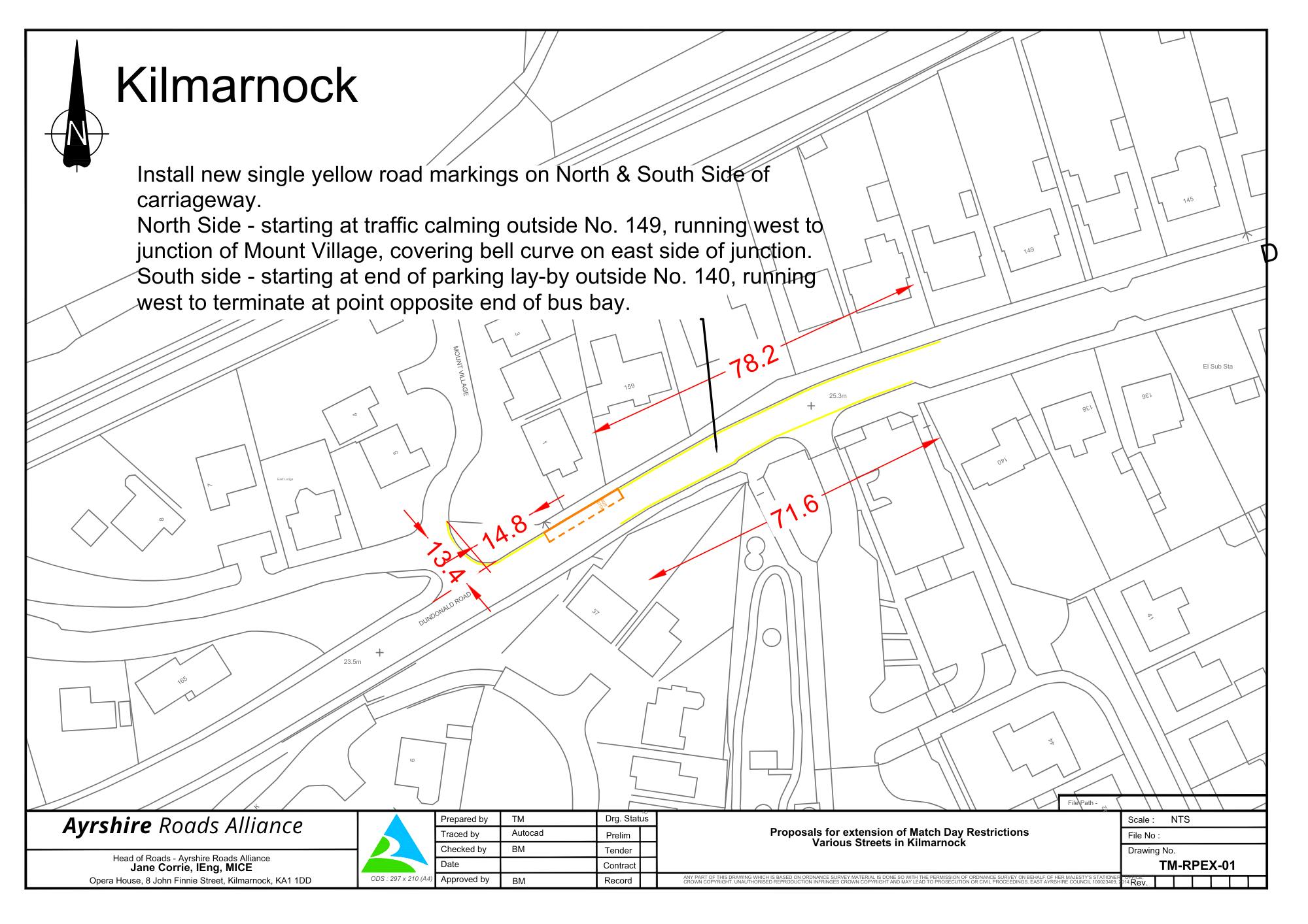 Proposed Rugby Park Match Day Restriction  Dundonald Road