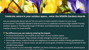 Wildlife Gardens Awards 2024