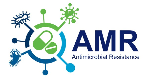 AMR - Antimicrobial resistance logo