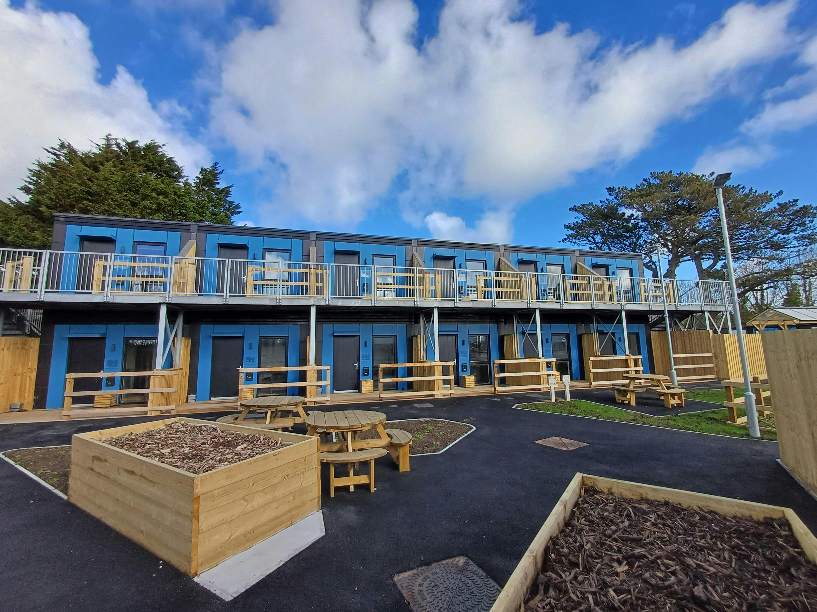 Example of a completed scheme (Longrock, Penzance)