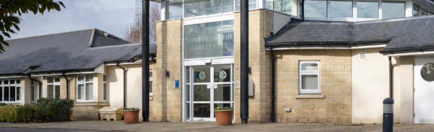 Main entrance of Henry Cornish Care Centre
