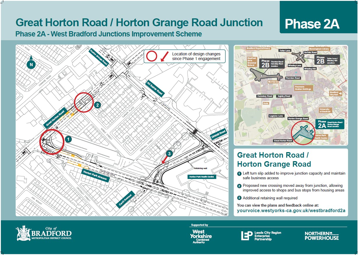 Great Horton Rd   Horton Grange Rd Junction