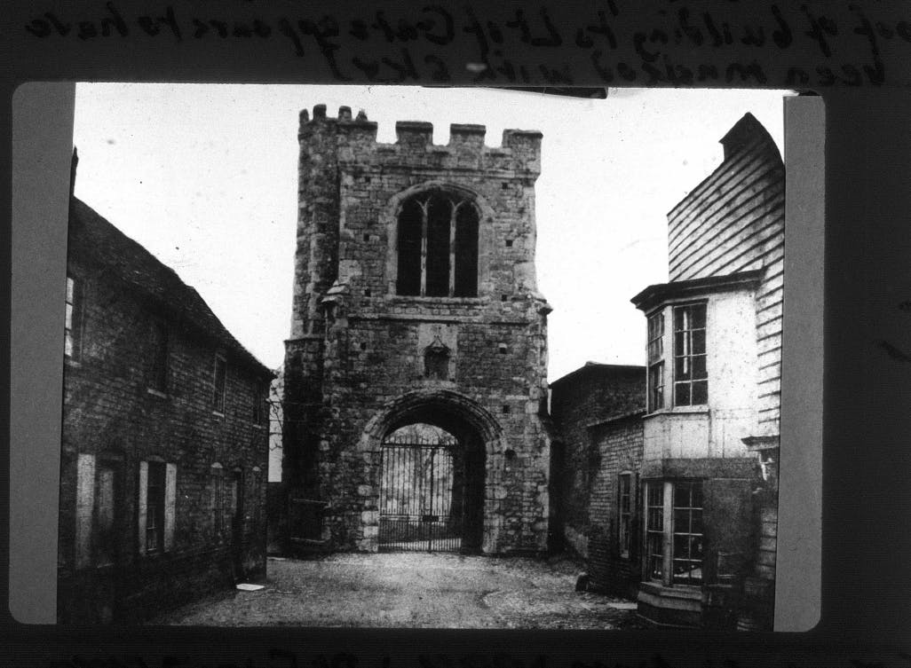 Curfew Tower - old slide from LBBD Archives