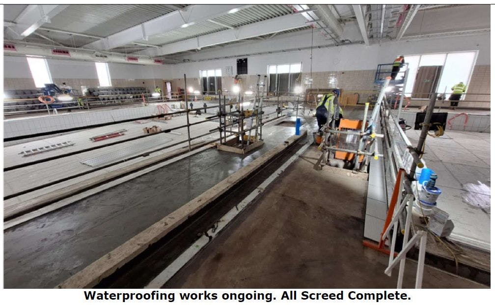 Eston Pool - Works Update, 13.11.25