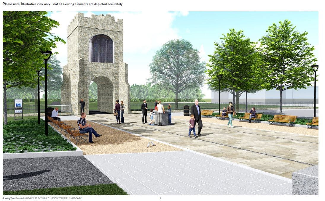 New design for public space in front of Curfew Tower