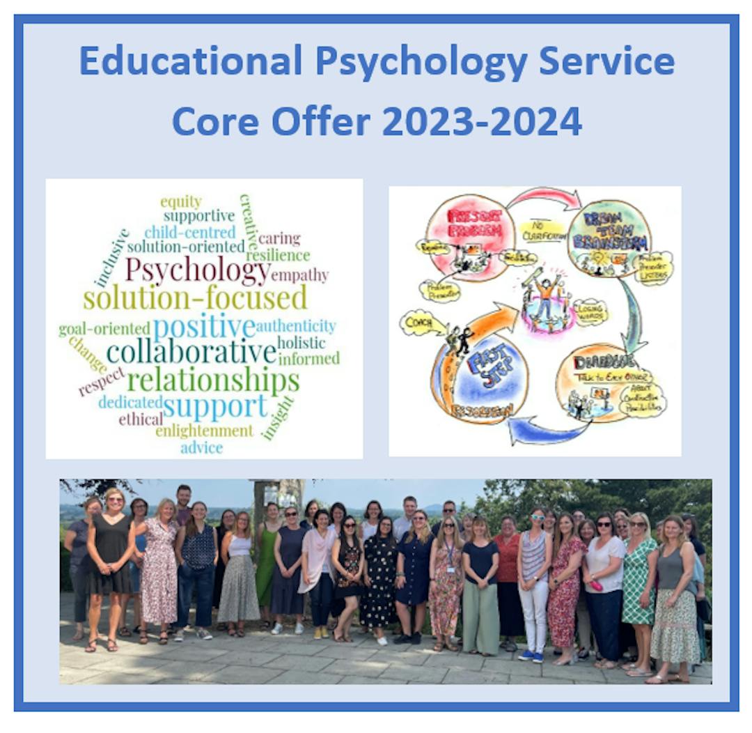 SENCo Development Programme logo: Educational Psychology Service Core Offer 2023-2024