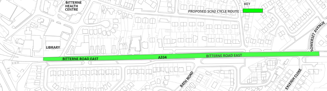 Bitterne Road East Cycle Route 