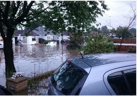 June 2016 flooding - Brook Drive.JPG