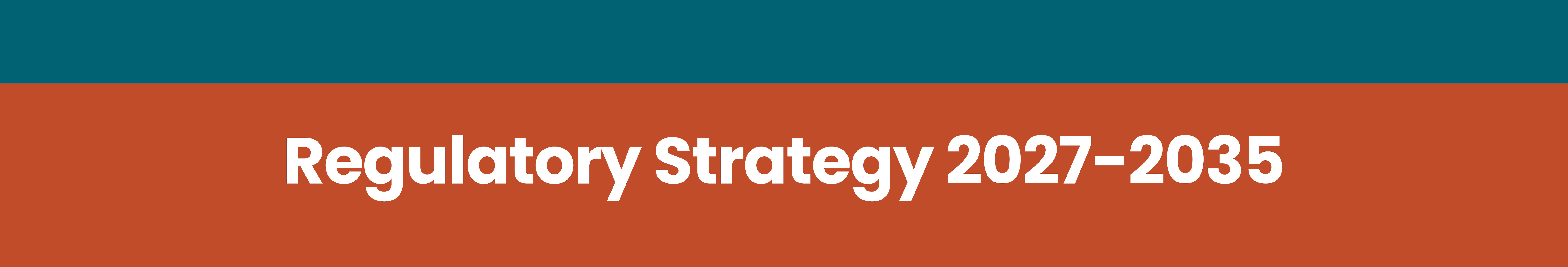 Regulatory Strategy Banner