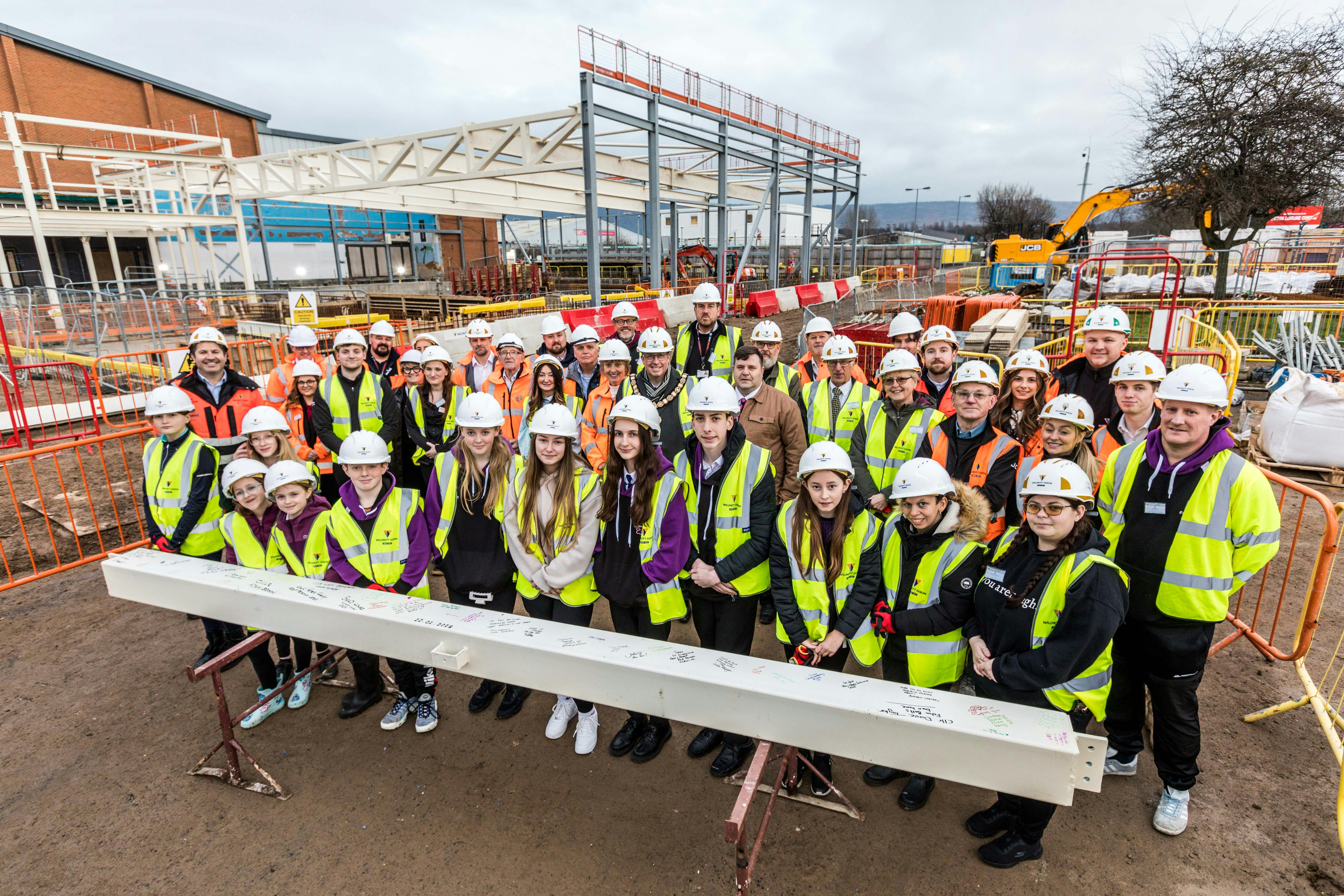 Eston Pool - Steel Beam Signing (22.1.25)