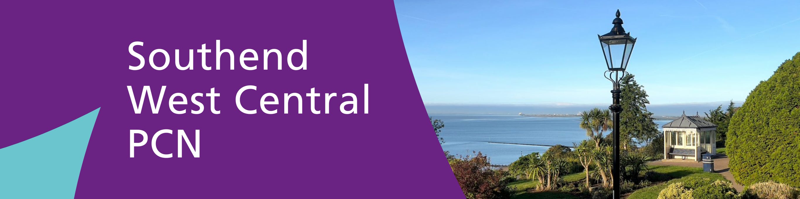 View of the sea at Southend west of the Pier