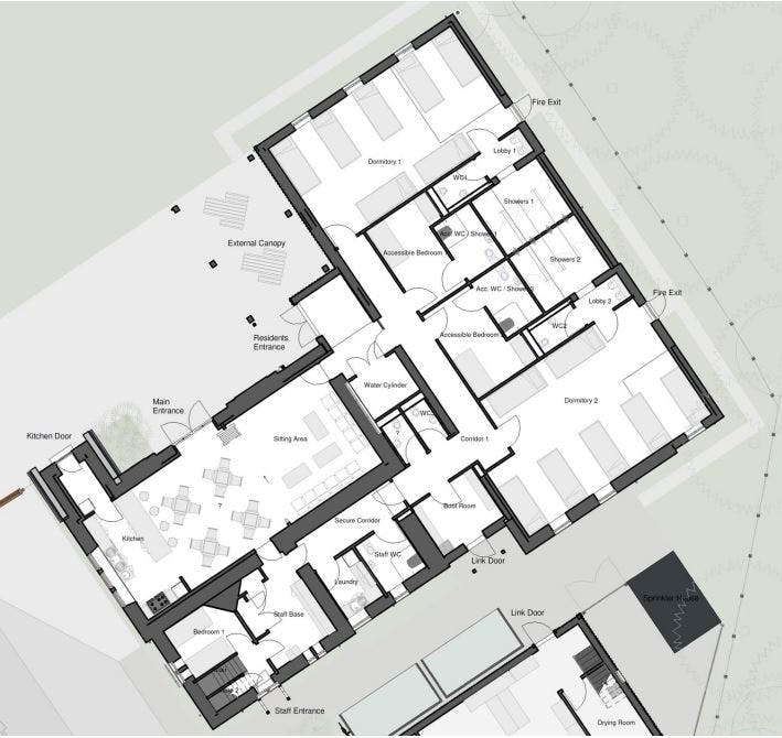 layout of refurbed existing building.JPG